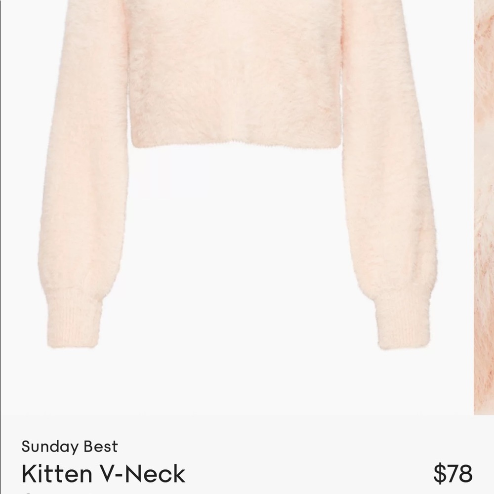 Aritzia kitten sweater
